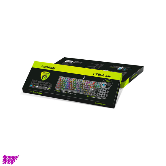 کیبورد باسیم مخصوص بازی گرین مدل GK802-RGB