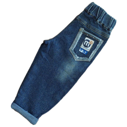 شلوار جین بچگانه مدل تدی رنگ آبی