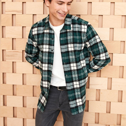 پیراهن آستین بلند مردانه ال سی وایکیکی مدل charpo0