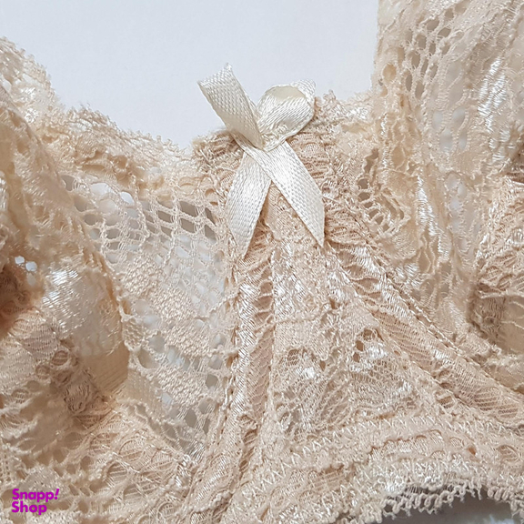 سوتین زنانه لین مدل فنردار کد 4680-511 رنگ کرم