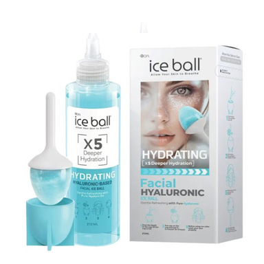 ژل آبرسان یخی صورت آیس بال مدل سدیم هیالورونات مدل Hydrating حجم 212 میلی لیتر