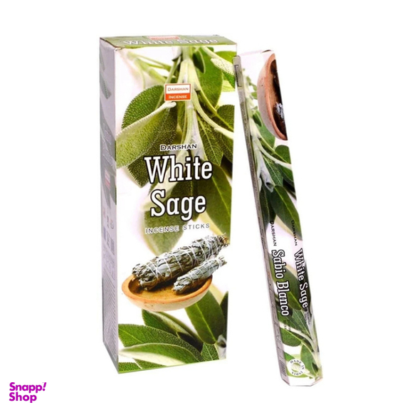 عود دارشان رایحه مریم گلی کد White Sage-01 بسته 20 عددی