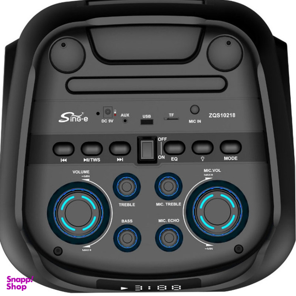 اسپیکر بلوتوثی قابل حمل مدل Sing-E ZQS10218