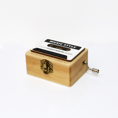 جعبه موزیکال چوبی مدل Cassette