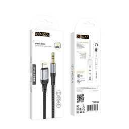 کابل دیتا Lightning به Jack 3.5mm نکسا مدل LX3 طول 1 متر
