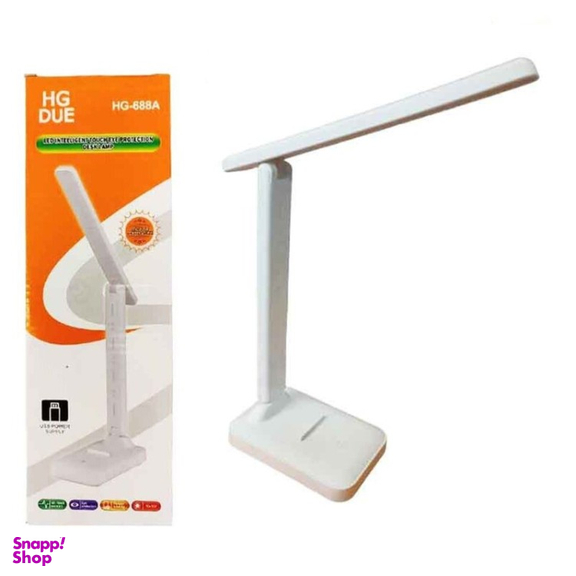 چراغ مطالعه سه حالته شارژی کم مصرف hg-due مدل hg688-A