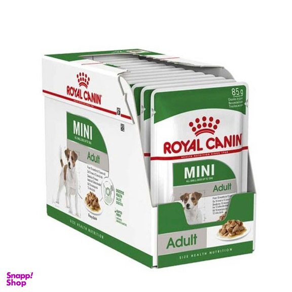 پوچ سگ رویال کنین مدل Mini وزن 85 گرم بسته 12 عددی