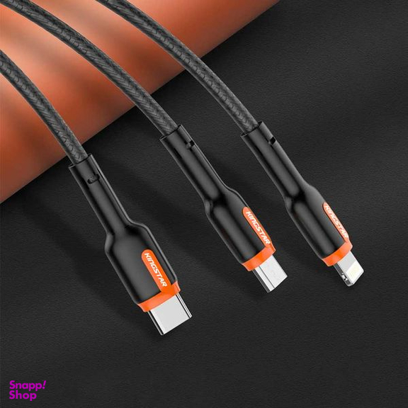 کابل تبدیل USB به microUSB کینگ استار مدل K32A طول 1 متر