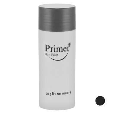 پودر پر پشت کننده مو پرایمر هیر فیلر کد 02 وزن 25 گرم رنگ مشکی