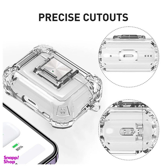 کاور کیس اپل ایرپاد سامورایی مدل Quad-13 مناسب برای Airpods Pro / Airpods Pro