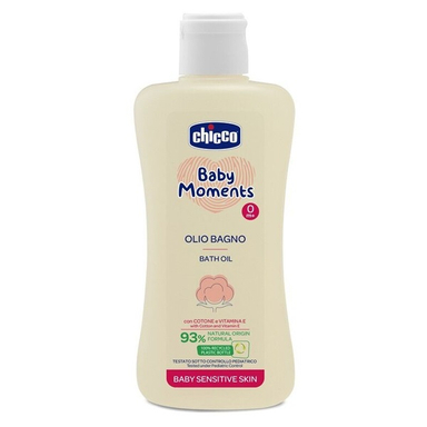 روغن حمام و ماساژ کودک چیکو مدل Olio Bagno حجم 200 میلی لیتر