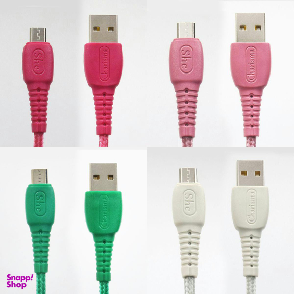 کابل تبدیل USB به MICROUSB شی کاریزما مدل سهیل طول 1.2 متر