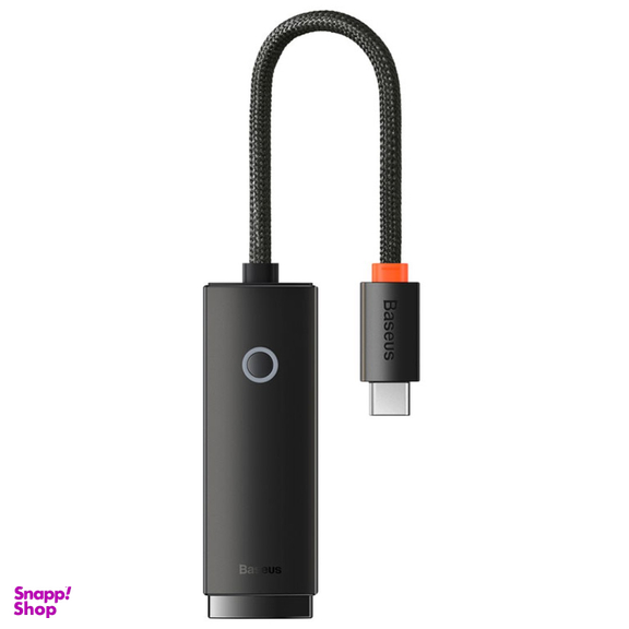 کابل تبدیل Type-C به پورت شبکه RJ45 LAN بیسوس مدل Lite Series WKQX000201