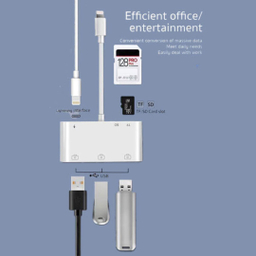مبدل لایتنینگ کوتتسی مدل Lightning Card Reader کد 33008