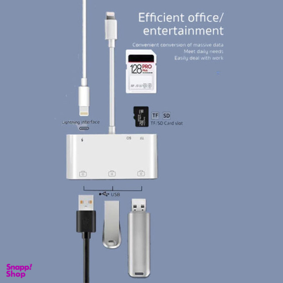 مبدل لایتنینگ کوتتسی مدل Lightning Card Reader کد 33008