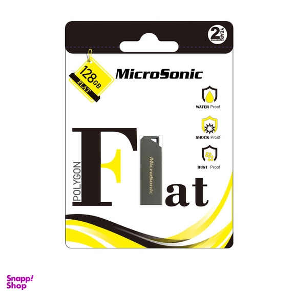 فلش مموری میکروسونیک مدل Flat ظرفیت 128 گیگابایت