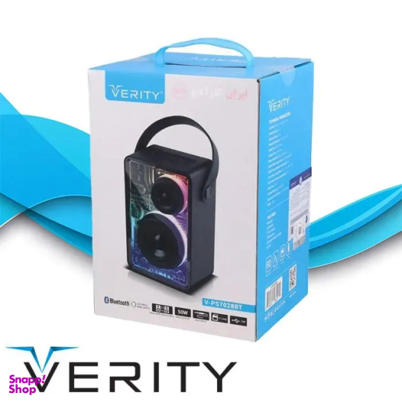 اسپیکر بلوتوثی قابل حمل وریتی مدل RGB V-PS7028BT