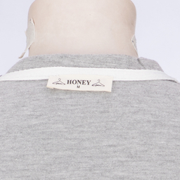 تیشرت راحتی زنانه کد 1027 رنگ خاکستری