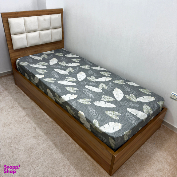 ملحفه ناتوسا مدل کشدار سلین یک نفره سایز 120×200 سانتی متر