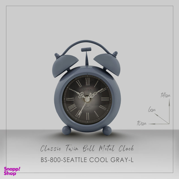 ساعت رومیزی لوتوس مدل 800 سیاتل-GRY