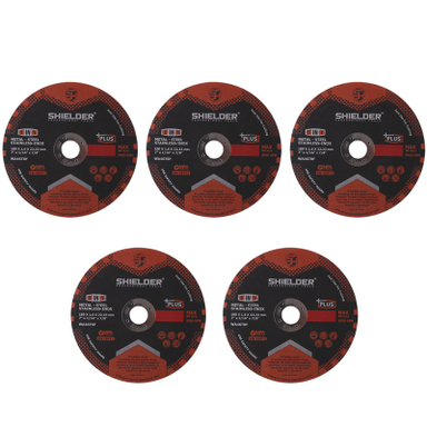 صفحه سنگ برش فلز شیلدر مدل SH18016-5 بسته 5 عددی