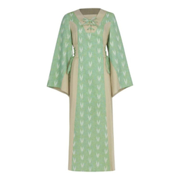 مانتو زنانه گره استایل مدل نیلای رنگ نیلی