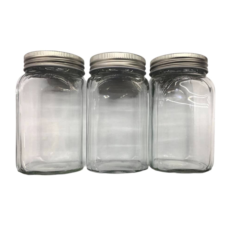 بانکه حبوبات و ادویه مدل کتیبه کد 03 مجموعه ۳ عددی