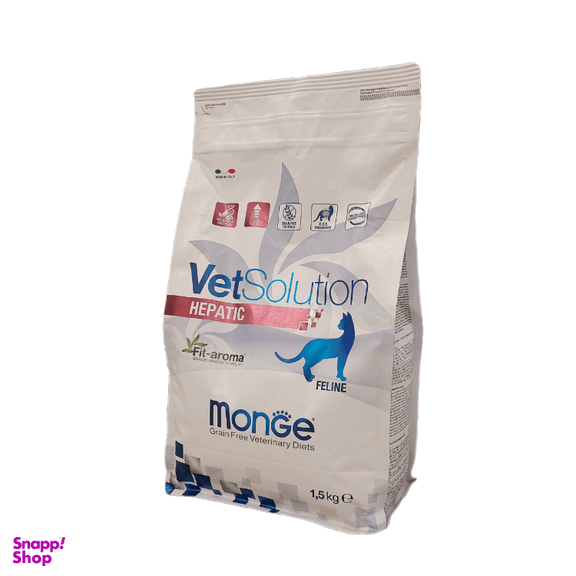غذای خشک گربه مونژه مدل هپاتیک وزن 1.5 کیلوگرم