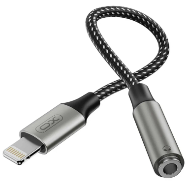 تبدیل Lightning به AUX ایکس او مدل R258C طول 15 سانتی‌ متر