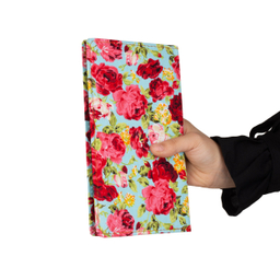 دفتر خط دار کرافت 80 برگ تی گل مدل 1323 طرح گلدار درشت