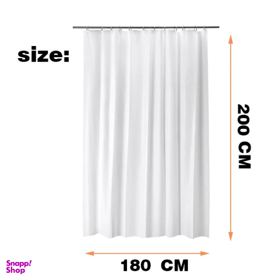 پرده حمام دلفین کد jack-9918 سایز 200×180 سانتی متر