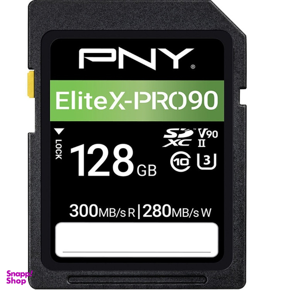 کارت حافظه SDXC پی ان وای مدل 100MB/S 4K ULTRA HD ظرفیت 128 گیگابایت