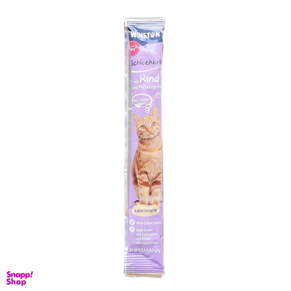 تشویقی گربه وینستون طعم گوشت وزن 15 گرم