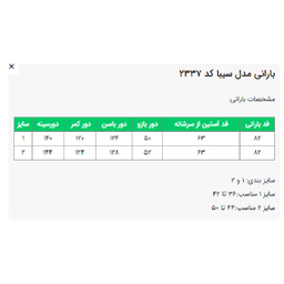 بارانی زنانه السانا مدل سیبا کد 233737