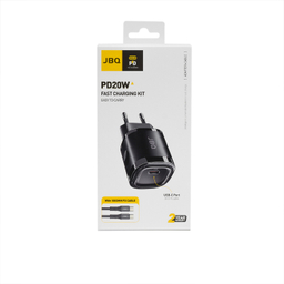 شارژر دیواری 20 وات جی بی کیو مدل HC-DP20 C-C به همراه کابل Type-C