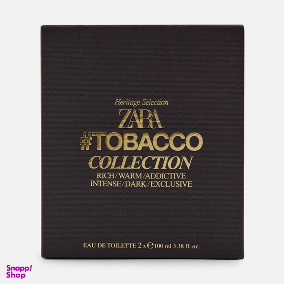 ادوتویلت مردانه زارا مدل Tobacco Collection حجم 100 میلی لیتر مجموعه 2 عددی