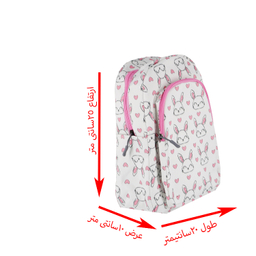 کوله پشتی دخترانه طرح خرگوش قلبی کد 65