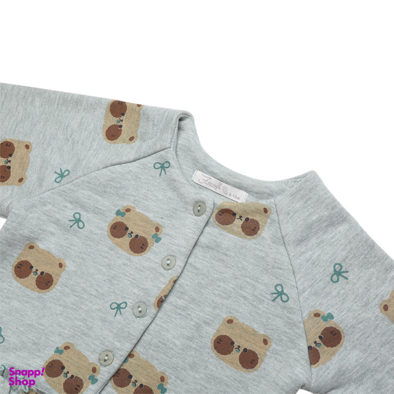 ست 3 تکه لباس دخترانه فیورلا مدل خرسی 23514