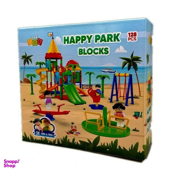 ساختنی 128 قطعه ناب سل مدل پارک شادی