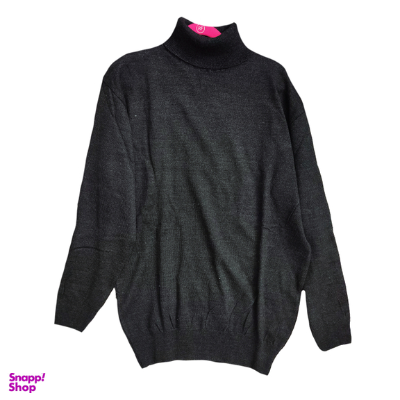 پلیور یقه اسکی مردانه مدل ZG1-E-A رنگ زغالی