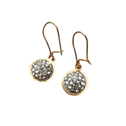 گوشواره طلا 18 عیار زنانه طرح سواروسکی کد 6756