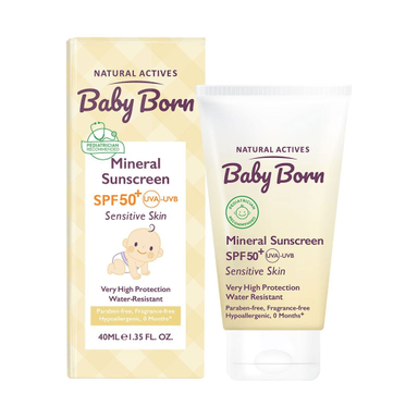 کرم ضدآفتاب مینرال بیبی بورن +SPF 50 حجم 40 میلی لیتر