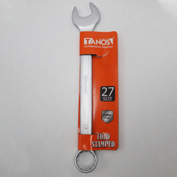آچار یکسر تخت و یکسر رینگی تانوس مدل SMT-TAKHT RING-27MM-TANOS سایز 27 میلی متر
