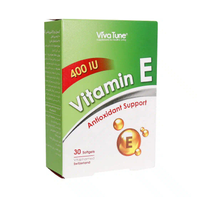 سافت ژل ویتامین E 400 ویوا تیون بسته 30 عددی