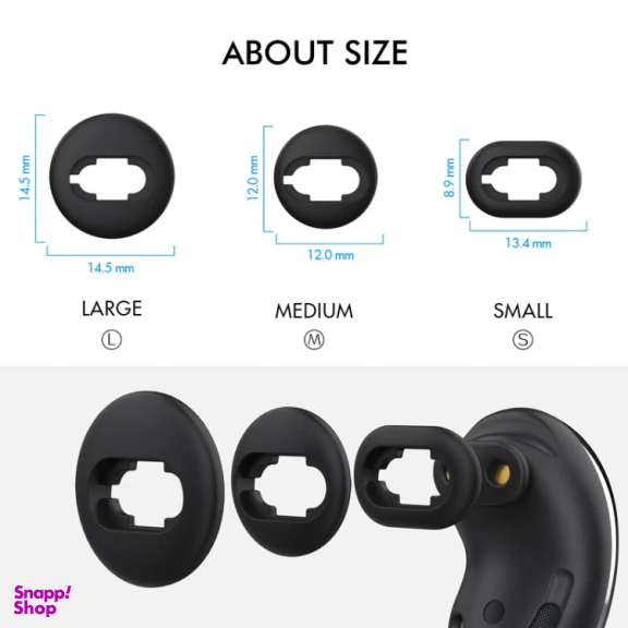 سری ایرفون آهااستایل مدل PT132 مناسب سامسونگ Galaxy Buds Live بسته 6 عددی