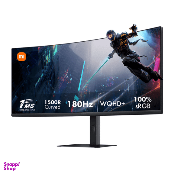 مانیتور شیائومی مدل Xiaomi Curved Gaming Monitor G34WQi سایز 34 اینچ