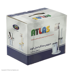 ست سطل زباله و فرچه اطلس مدل الوند