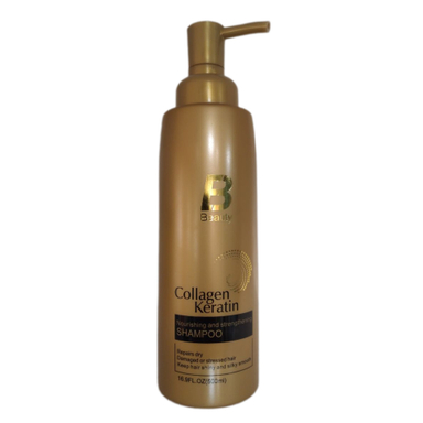 شامپو مو بیوتی مدل Collagen Keratin حجم 500 میلی لیتر