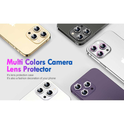 محافظ لنز دوربین بوف مدل Diamond-Luxury مناسب برای گوشی موبایل اپل iphone 14 Pro Max / 14 Pro