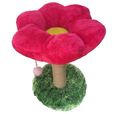 اسکرچر و جای خواب گربه مدل گل